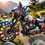 Harley US Decal: Your Motorcycle with Patriotism