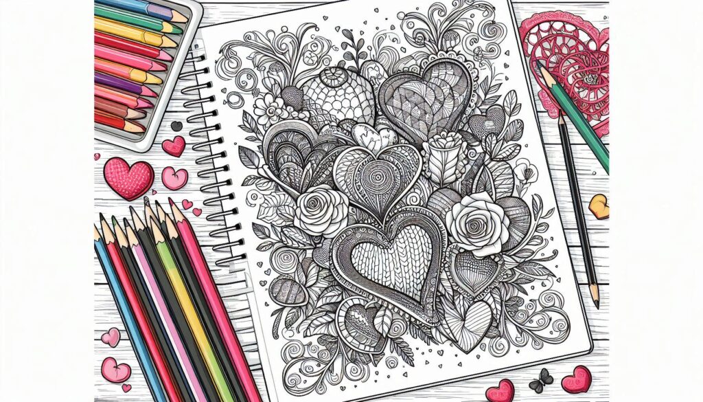 Valentine's Day Coloring Pages: 15 Stunning Prints to Ignite Your Passion for Art